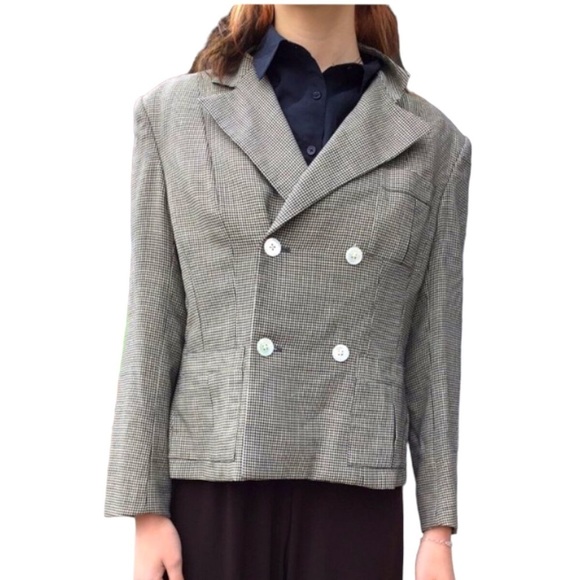 Ralph Lauren Blue Label Jackets & Blazers - Vintage Ralph Lauren Blue Label Checks Wool Blazer Jacket